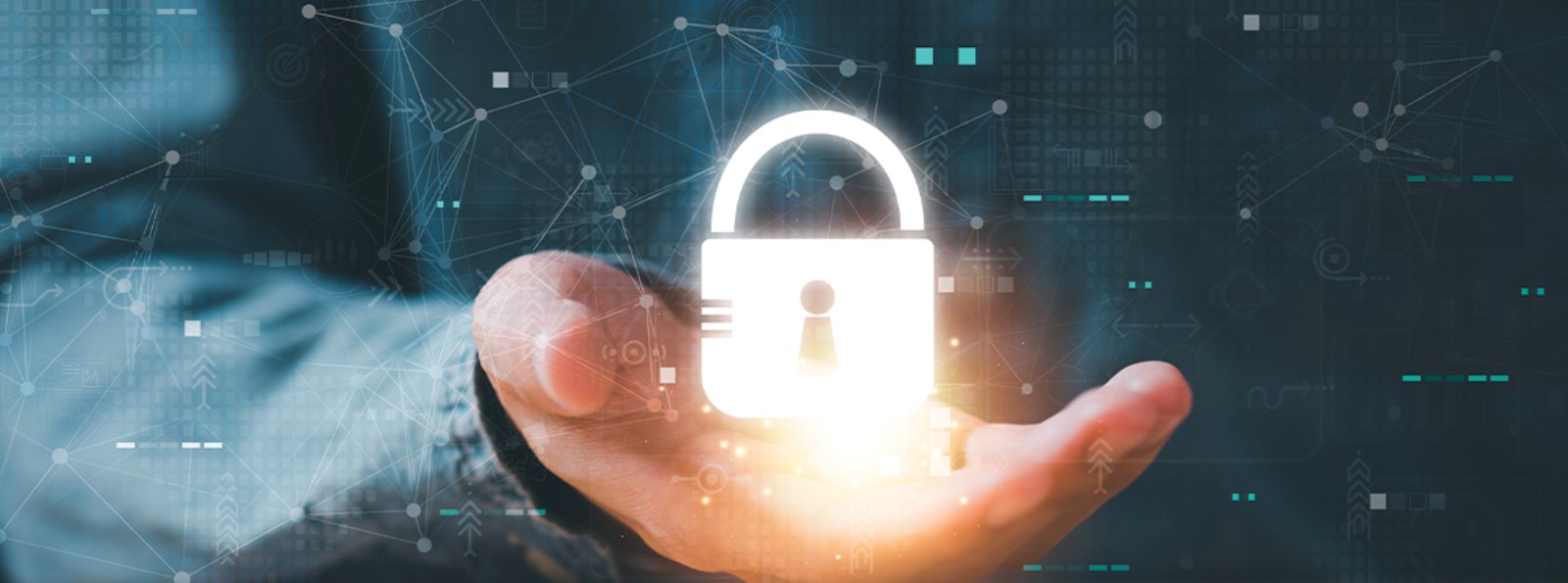 a hand holding a viral lock